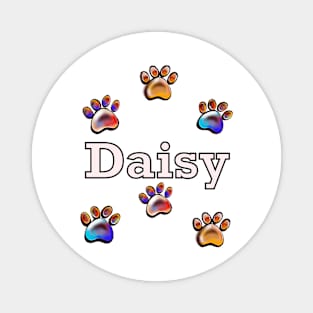 The best personalised dog lover gifts 2024 - paw prints custom name Daisy Magnet